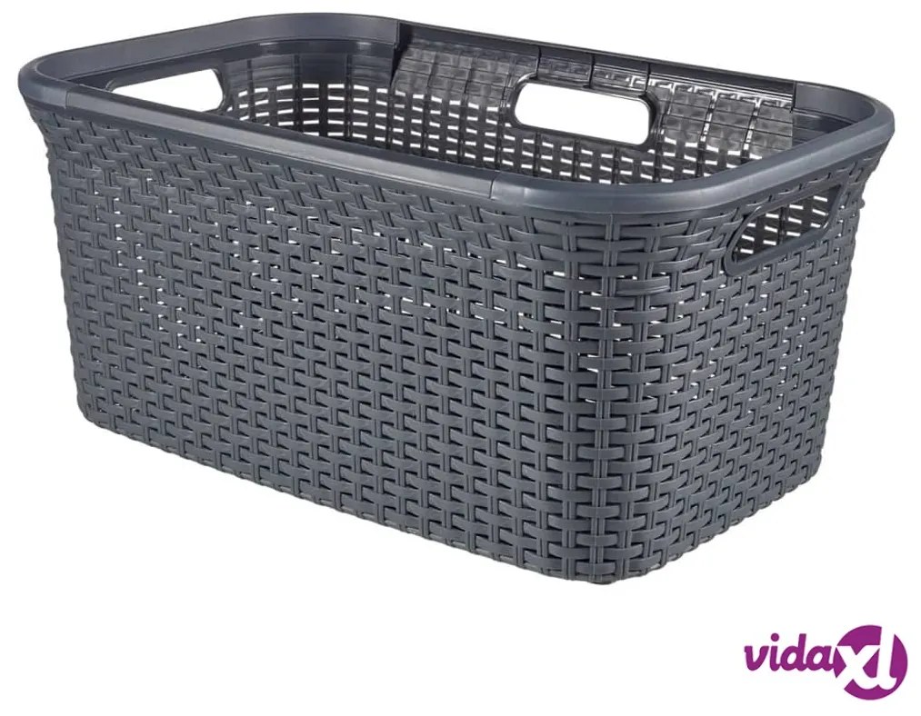 Curver Cesto Portabiancheria Style 45 L Antracite