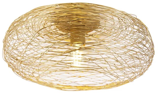 Plafoniera di design ovale oro - Sarella