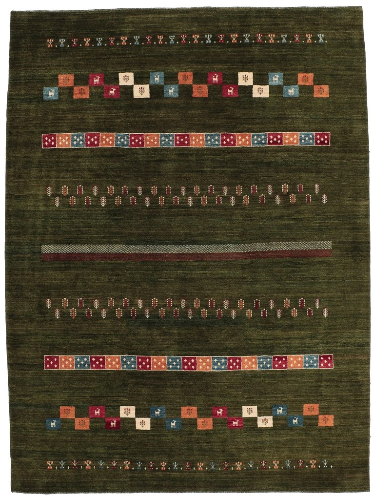 Gabbeh Tappeto 260x350 (Iran) Annodato A Mano