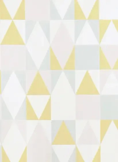 Tapete Alice von Majvillan - Soft Pink/ Yellow/ Grey