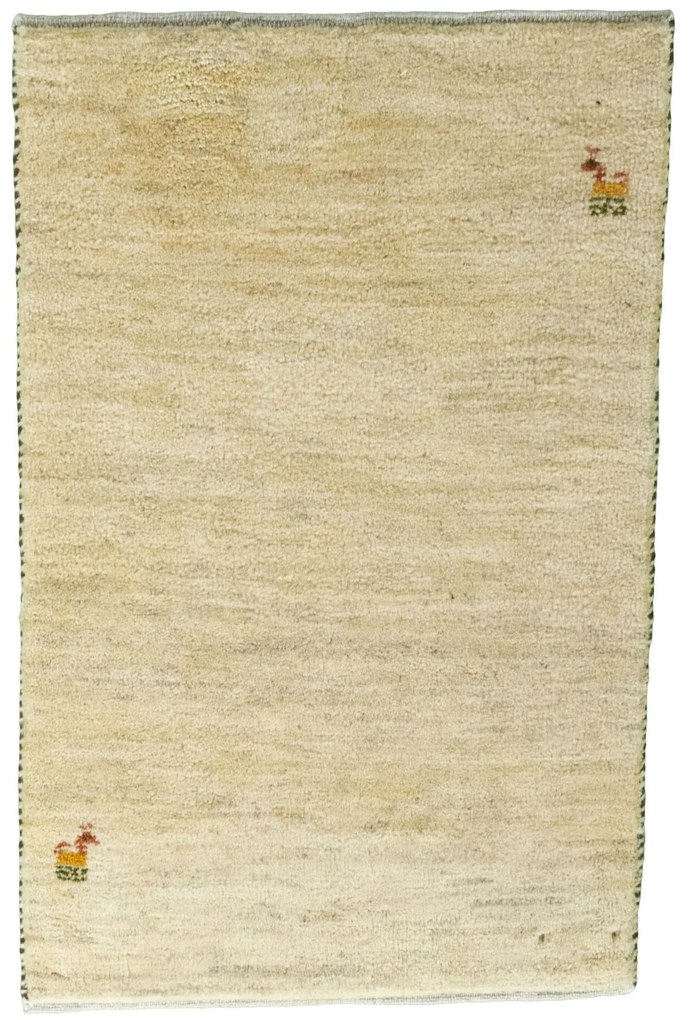 Gabbeh Tappeto persiano 60 x 90 Beige (Iran) Annodato A Mano