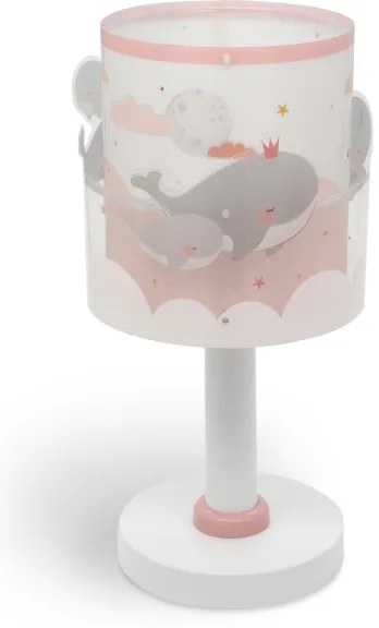 Dalber 61171S - Lampada per bambini WHALE DREAMS 1xE14/8W/230V rosa