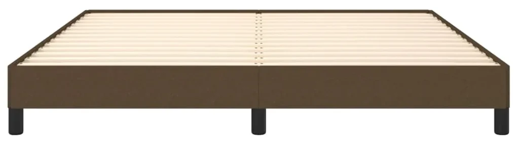 Giroletto marrone scuro 160x200 cm in tessuto
