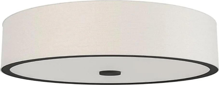 Open Design OR85983 - plafoniera ZALINDRO 4xE27/15W/230V Ø 54,5 cm bianco/nero