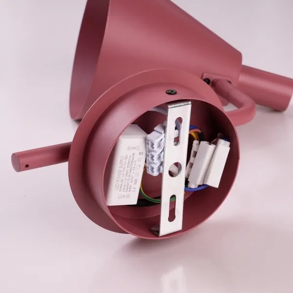 Brilagi - Applique a LED LUCERA LED/3W/230V rosso bordeaux