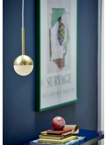 Nordlux - Lampadario su cavo CONTINA 1xG9/5W/230V ottone