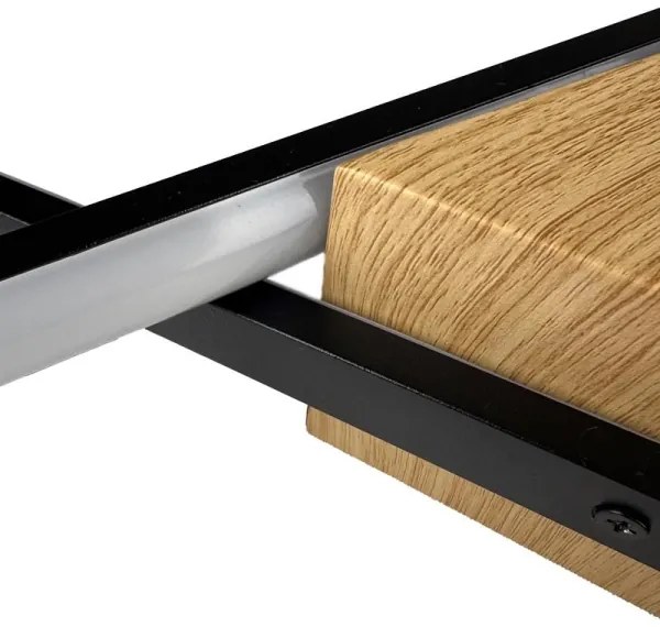 Plafoniera LED dimmerabile LED/75W/230V 3000-6500K marrone/nero + +TC