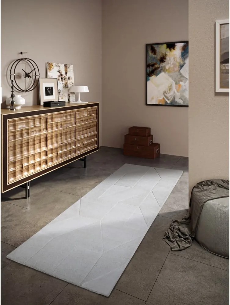 Passatoia color crema in lana intrecciata a mano 80x250 cm Ursule - Villeroy&amp;Boch