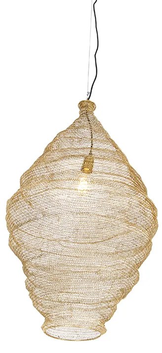 Lampada a sospensione orientale oro 90 cm - Nidum