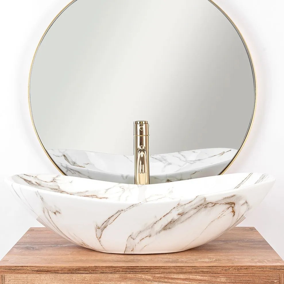 Lavabo da appoggio Rea Royal Lava