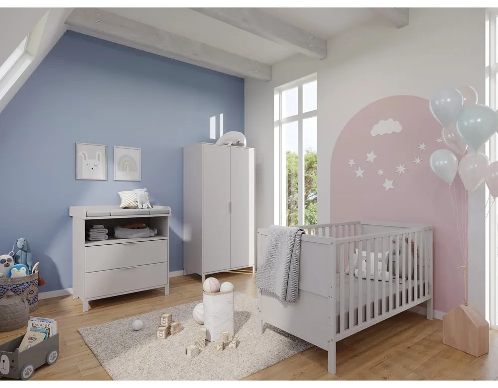 Cassettiera per bambini color crema 89x92x54 cm Alkmaar – Germania