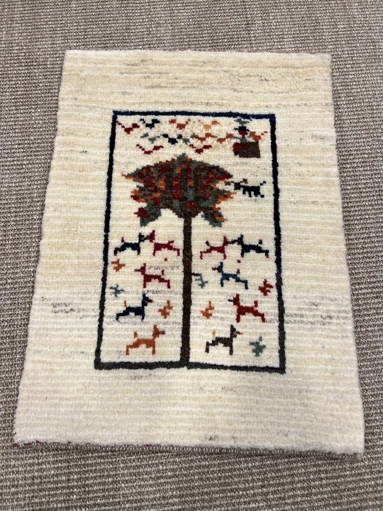 Gabbeh Tappeto 40x60 (Iran) Annodato A Mano