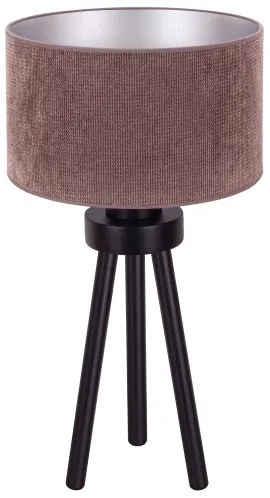 Duolla - Lampada da tavolo LYON 1xE27/15W/230V diametro 30 cm marrone