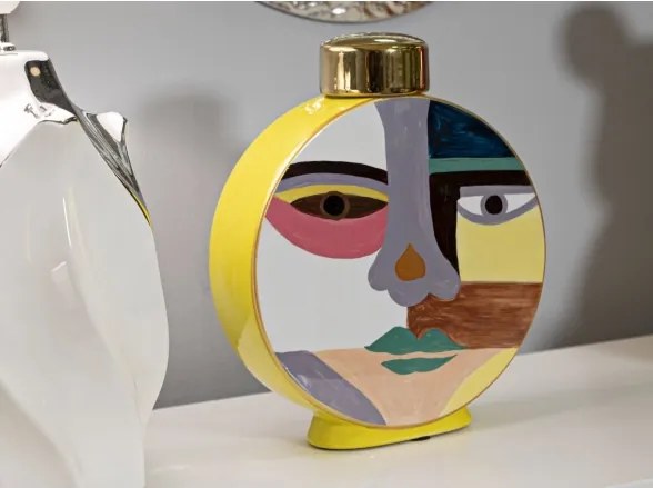 Vaso Piccassy Color Round Cm 23X9X28