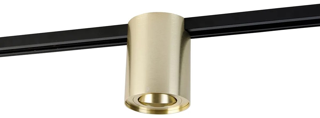 Faretto a binario monofase moderno oro - Rondoo Up