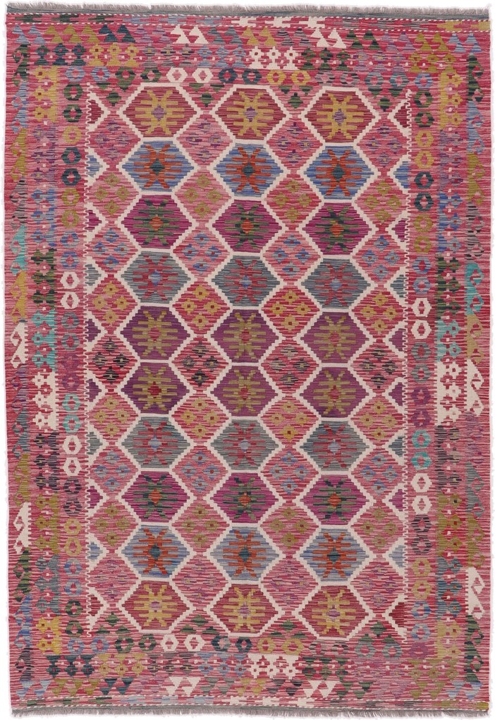 Kilim Tappeto 250 x 180 (Afghanistan) Tessuto A Mano