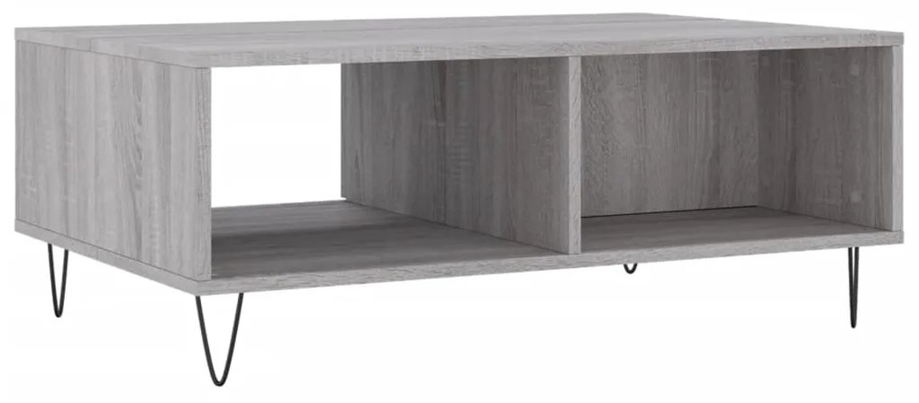 Tavolino da Salotto Grigio Sonoma 90x60x35 cm Legno Multistrato