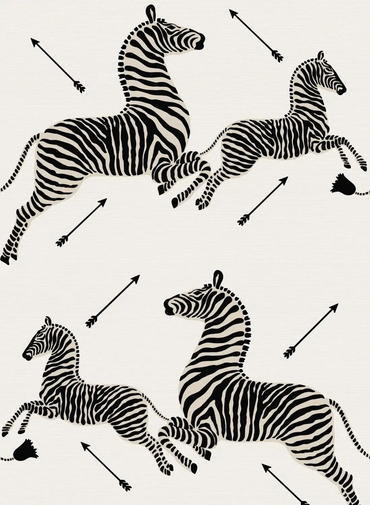 Jannelli & Volpi Carta da parati Zebras Grasscloth - 26006