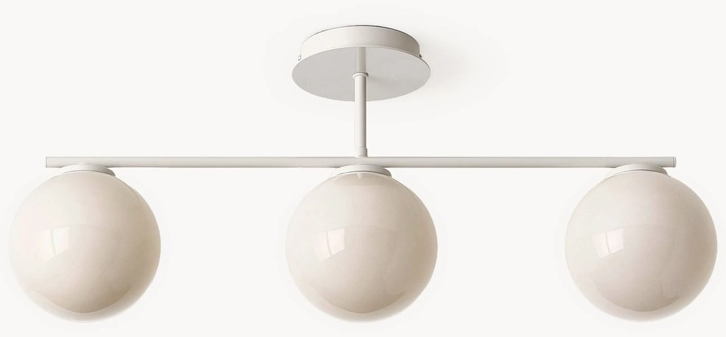 Lampada da soffitto in vetro opale Atlanta