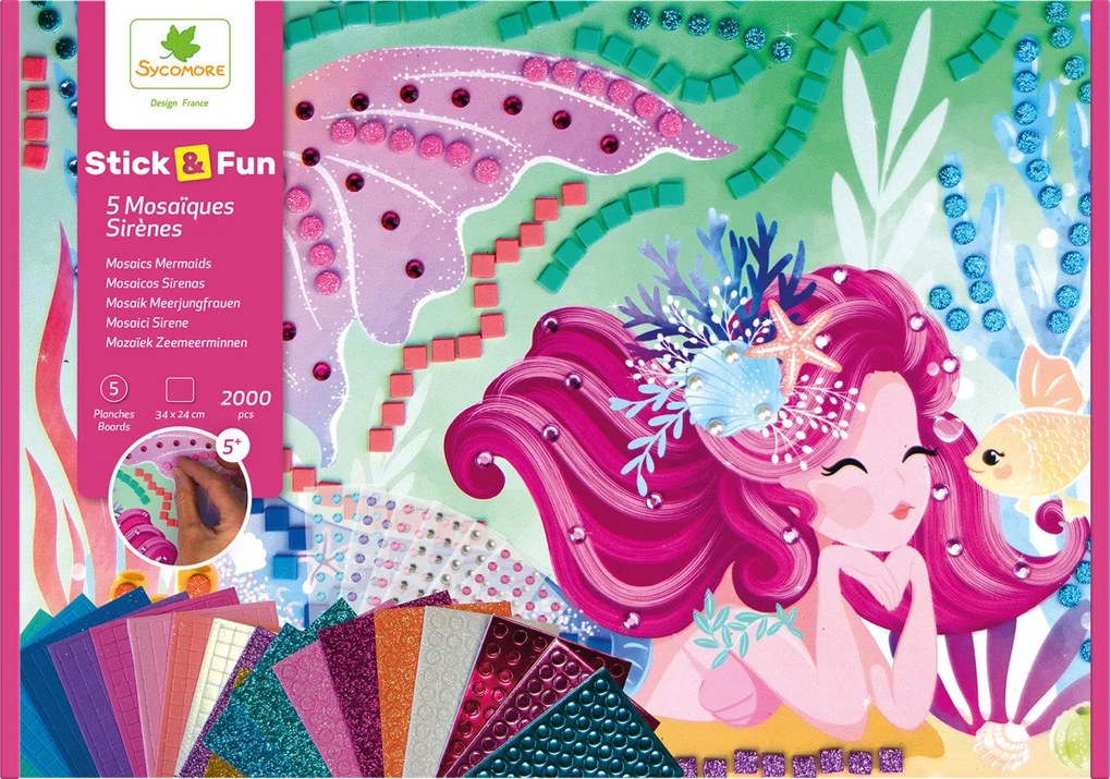 Stick & Fun - Mosaico - Sirena