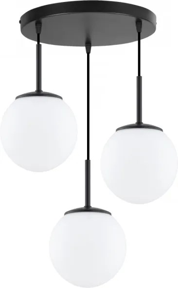 BRILAGI - Lampadario su cavo MILO 3xE27/60W/230V nero