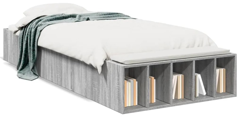 Giroletto grigio sonoma 90x190 cm in legno multistrato