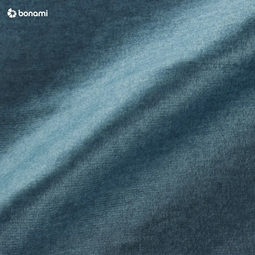 Divano letto in velluto blu Luca - Milo Casa