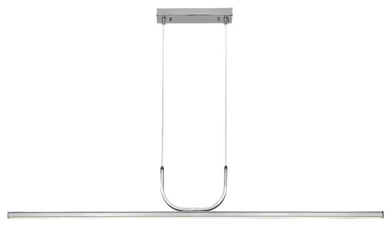 Rabalux 72129 - Lampadario LED a sospensione con filo ELIA LED/25W/230V 3000K cromo