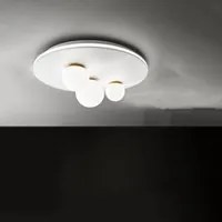 Plafoniera Contemporaneo Ball Bianco Led 3 Sfere