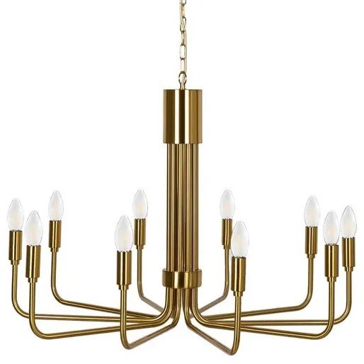 Elanova 10 Lampadario Brass - Lindby