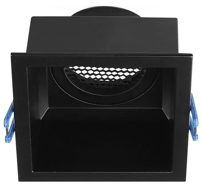 Plafoniera GU10 9x9 cm nera