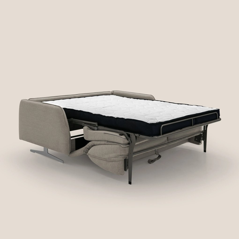 Texas Divano letto matrimoniale moderno in tessuto impermeabile T19 beige