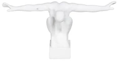 Statua Decorativa Bianco 39 x 15,5 x 19 cm