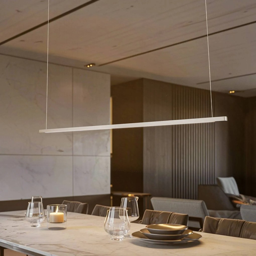 Lampada LED a sospensione Talon di Quitani in alluminio/anodizzato naturale 32W