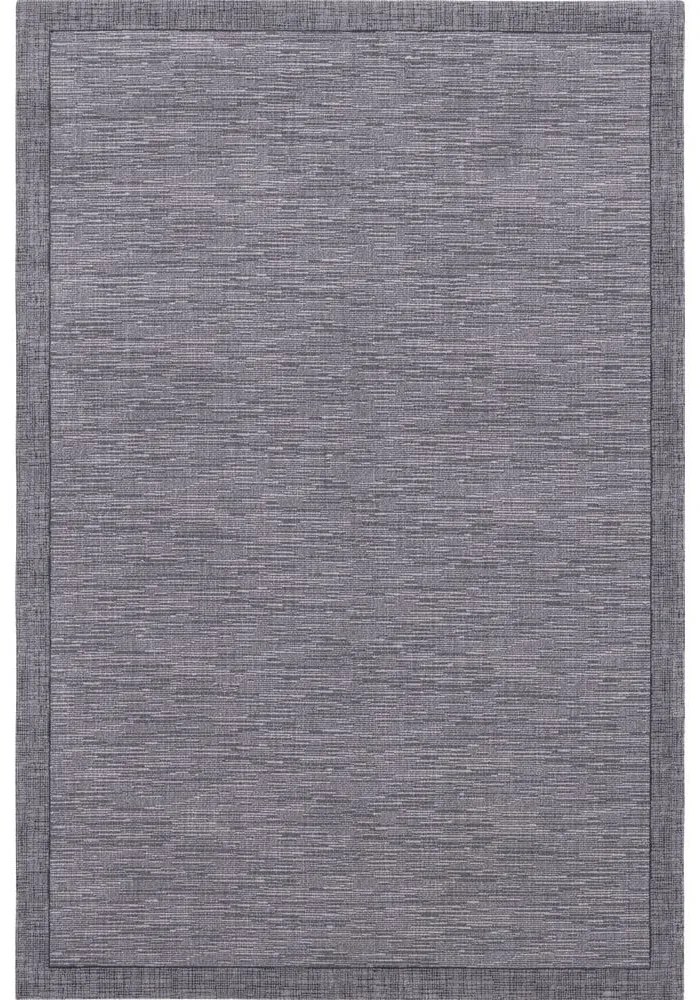 Tappeto in lana grigio scuro 200x300 cm Linea - Agnella