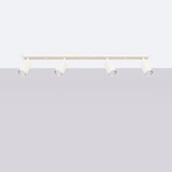 Sollux SL.1498 - Faretto RING 4xGU10/10W/230V color crema