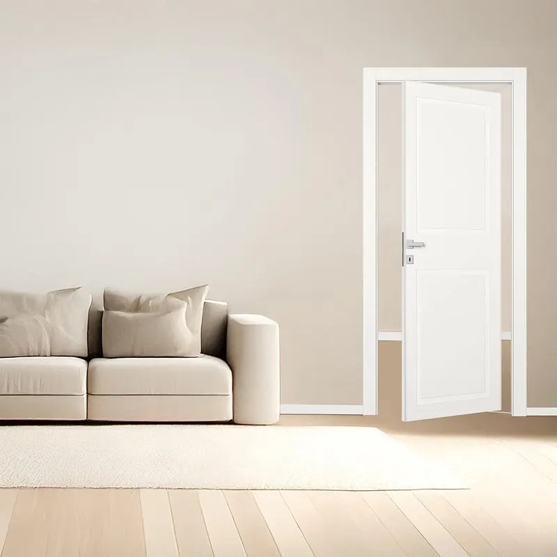 Porta rototraslante Style bianco L 80 x H 210 cm reversibile