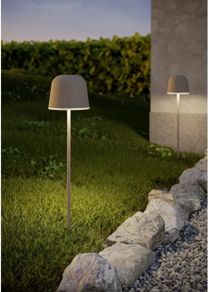 Eglo 901881 - Lampada da tavolo ricaricabile a LED dimmerabile per esterni MANNERA-S LED/1,8W/5V IP54 crema