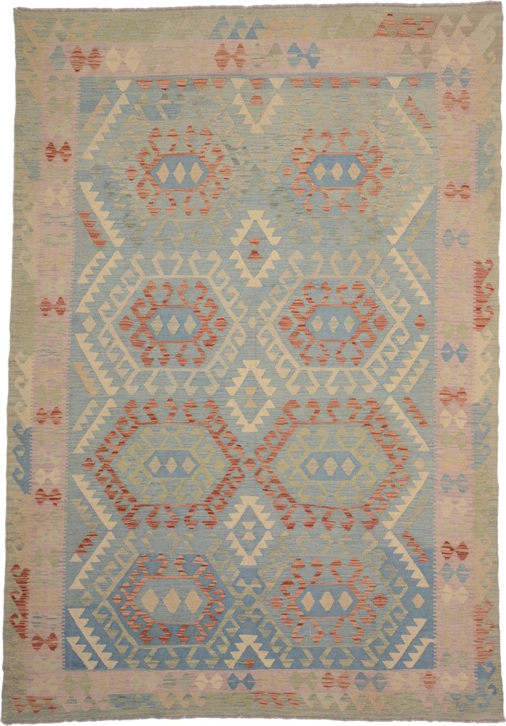 Kilim Tappeto orientale 210x300 (Pakistan) Annodato A Mano