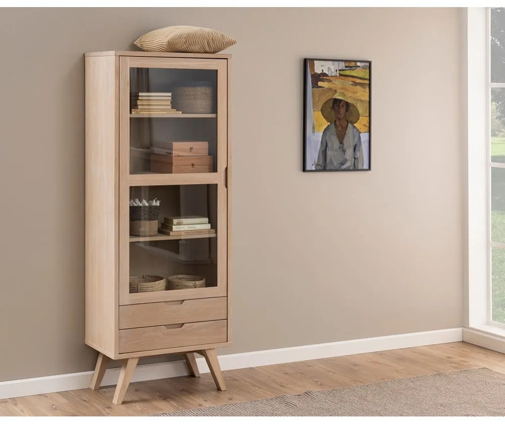 Vetrina in rovere 72x190 cm A-Line - Actona