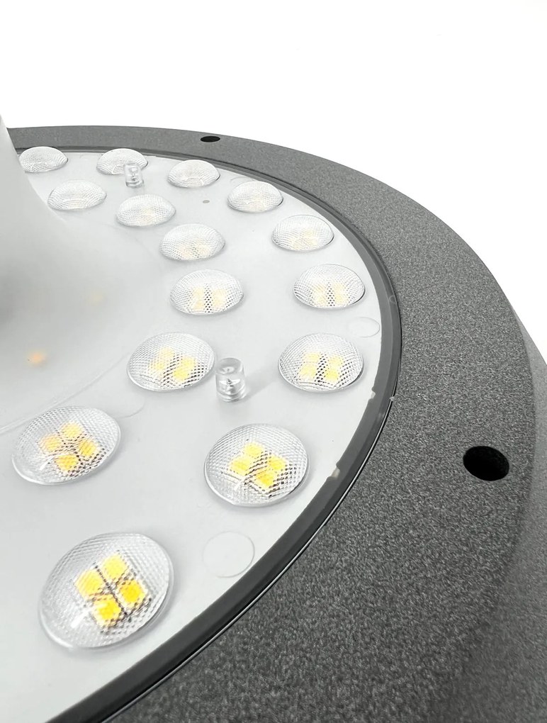 Lampione Solare da Giardino 2000 Lumen "LMS-2000" Palo Incluso