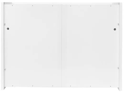 Pensile bagno Essential in truciolare SENSEA, 2 ante apertura da destra e sinistra P 17 x L 76.1 x H 58 cm