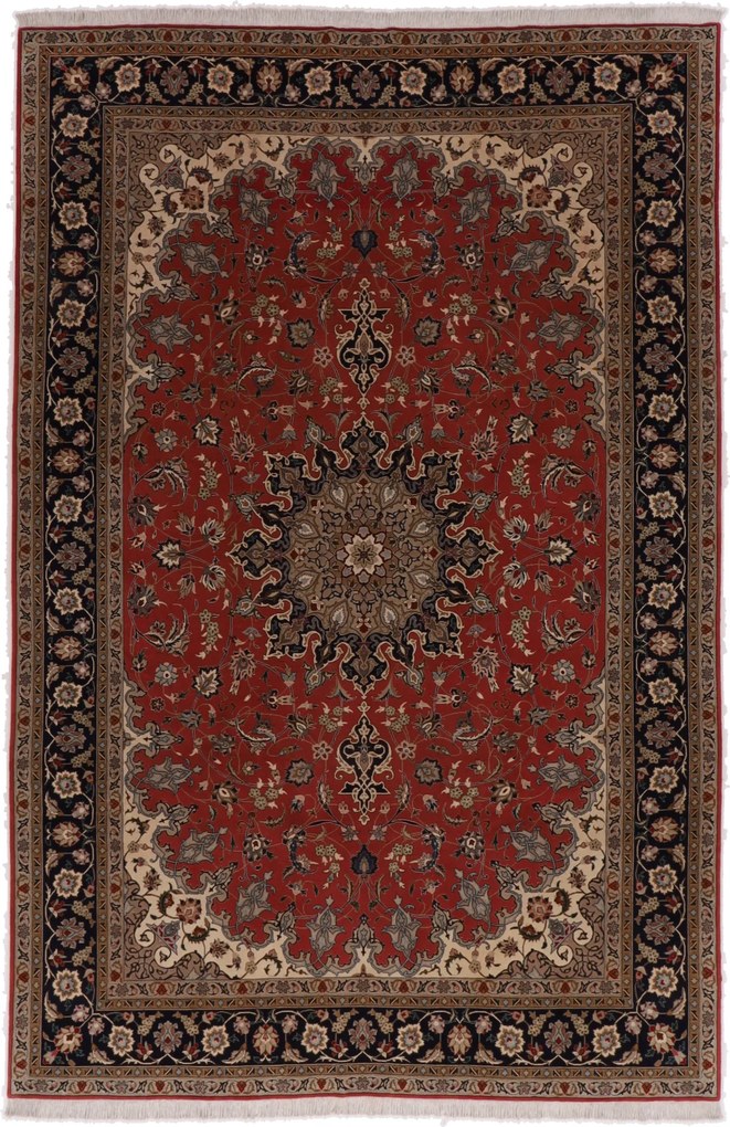 Tabriz Tappeto 310x200 (Iran) Annodato A Mano