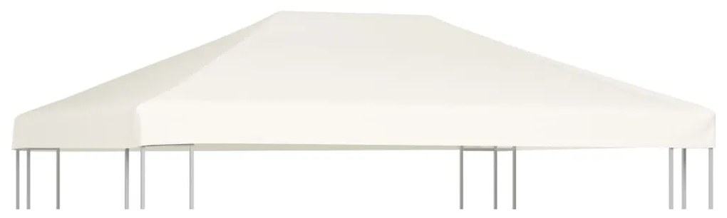 Copertura Superiore Per Gazebo 310 G/m² 4x3 M Bianco Crema /