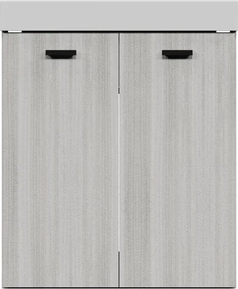 Mobile da bagno a terra L 70 x H 50 x P 50 cm bianco, 2 ante con maniglie COLAVENE Alaqua