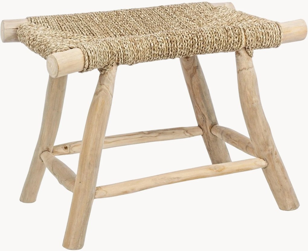 Sgabello in legno di teak Belinda