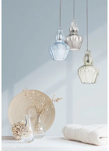 Maytoni MOD238-PL-01-TR - Lampadario a sospensione con filo EUSTOMA 1xE14/40W/230V limpido