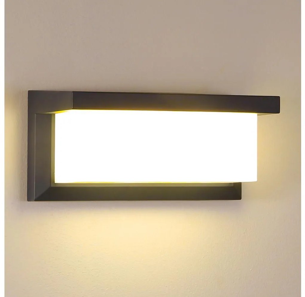 Brilagi - Applique da esterno BRICKY 1xE27/60W/230V antracite IP54
