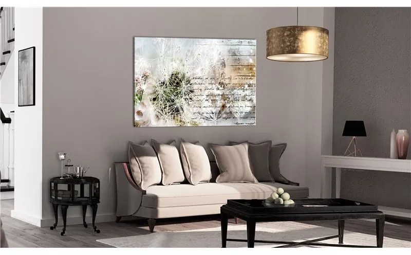 Quadro Starry Dandelions  Colore Blu, Dimensioni e Misure 120x80