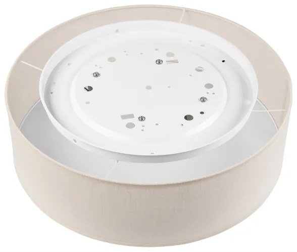 Plafoniera SIRJA DOUBLE 4xE27/15W/230V diametro 45 cm color crema